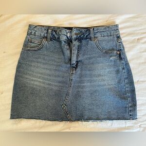 Wild Fable Blue Denim Mini Skirt